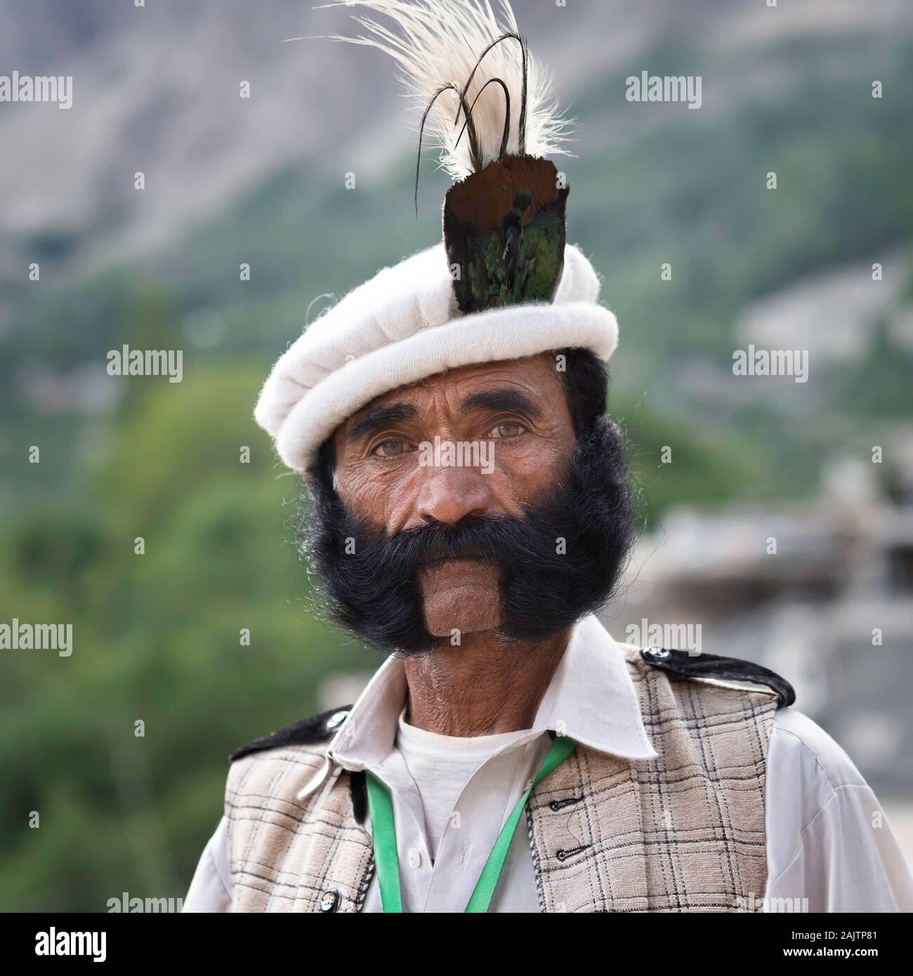 Kashmir Region of Pakistan taken in August 2019 Stock Photo