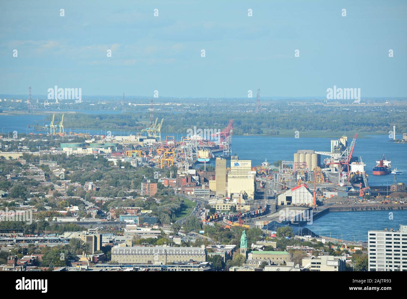 View of Montreal as seen from the Observatoire Place Ville Marie