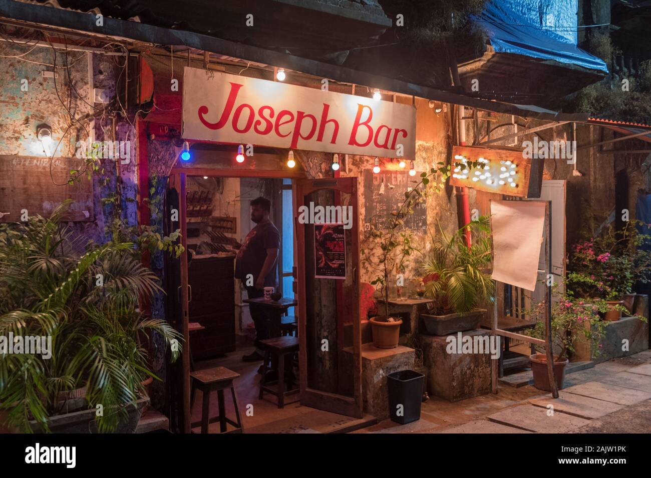 Joseph Bar Fontainhas Panjim Goa India Stock Photo