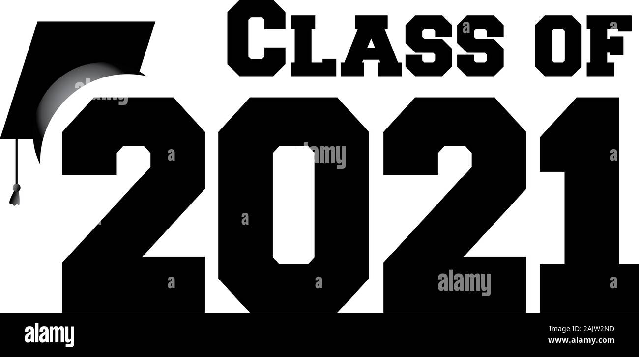 Download Class Of 2021 With Graduation Cap Stock Photo Alamy