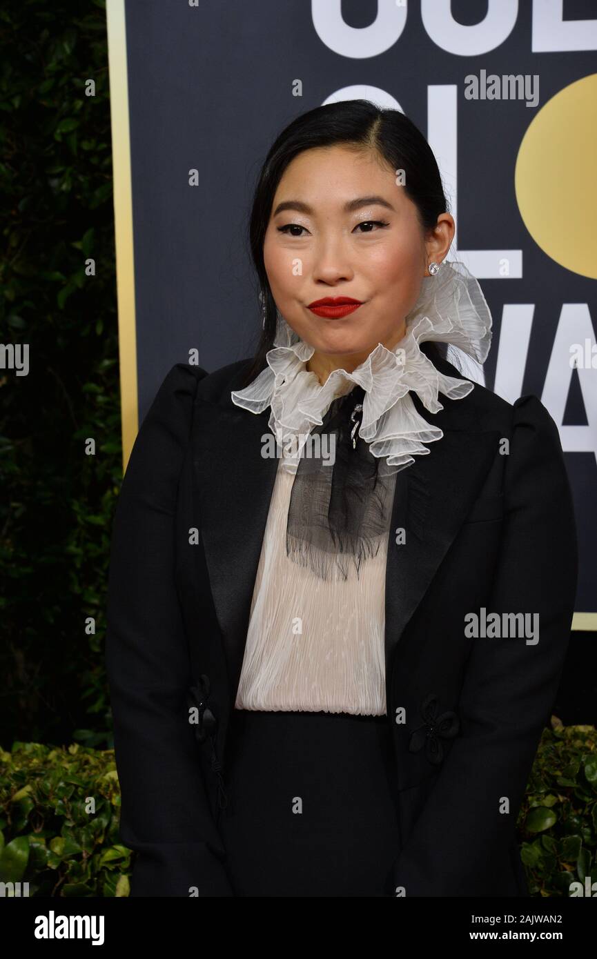 Los Angeles, California, USA. 05th Jan, 2020. Awkwafina arriving at the ...
