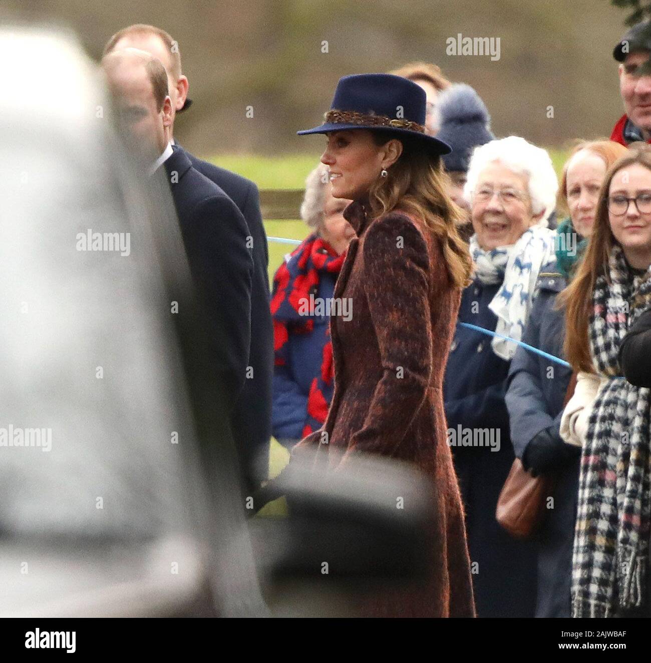 Sandringham, Norfolk, UK. 05th Jan, 2020. Kate Middleton (Duchess of(01)