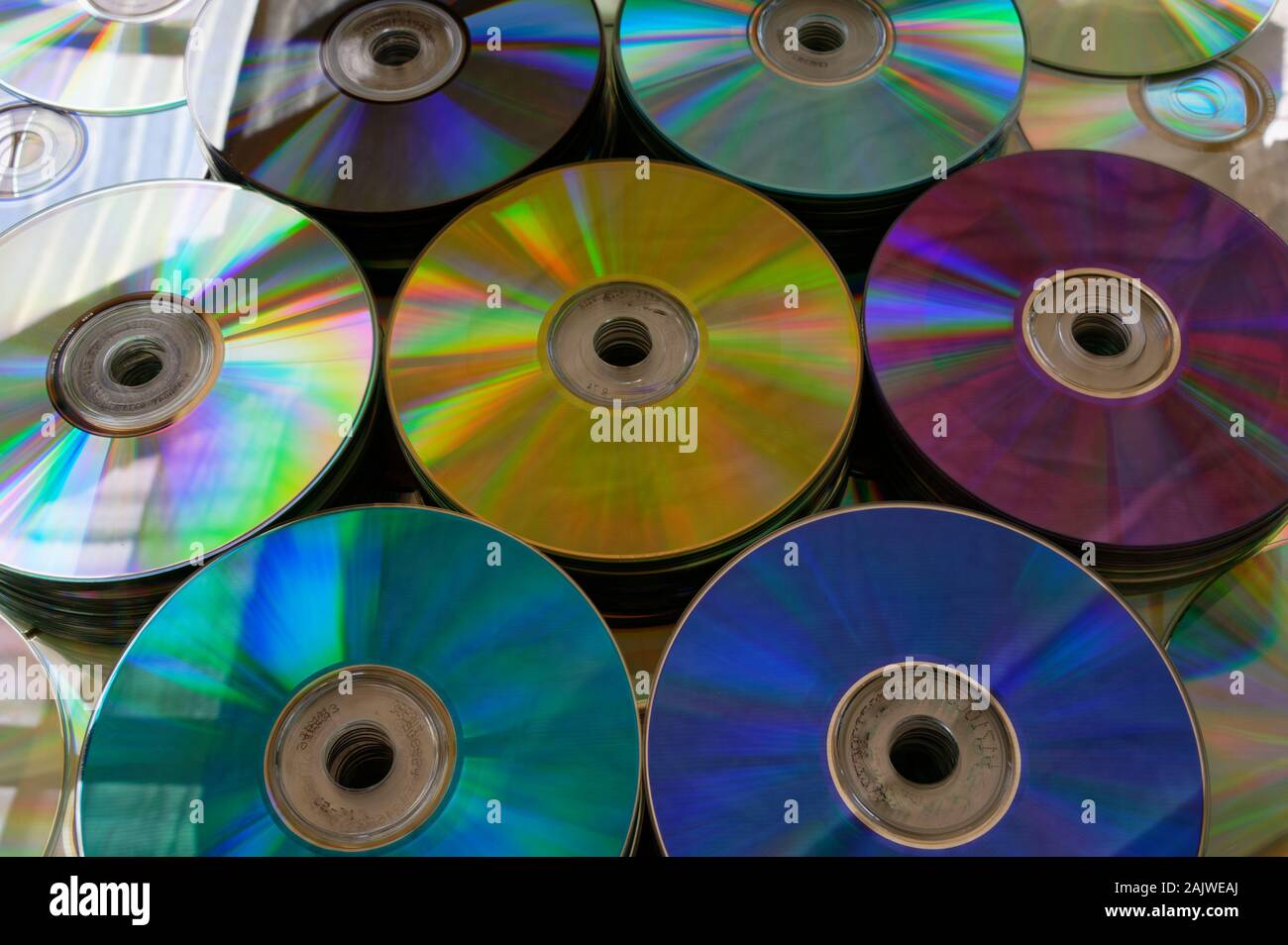 Music cd stacks hi-res stock photography and images - Alamy