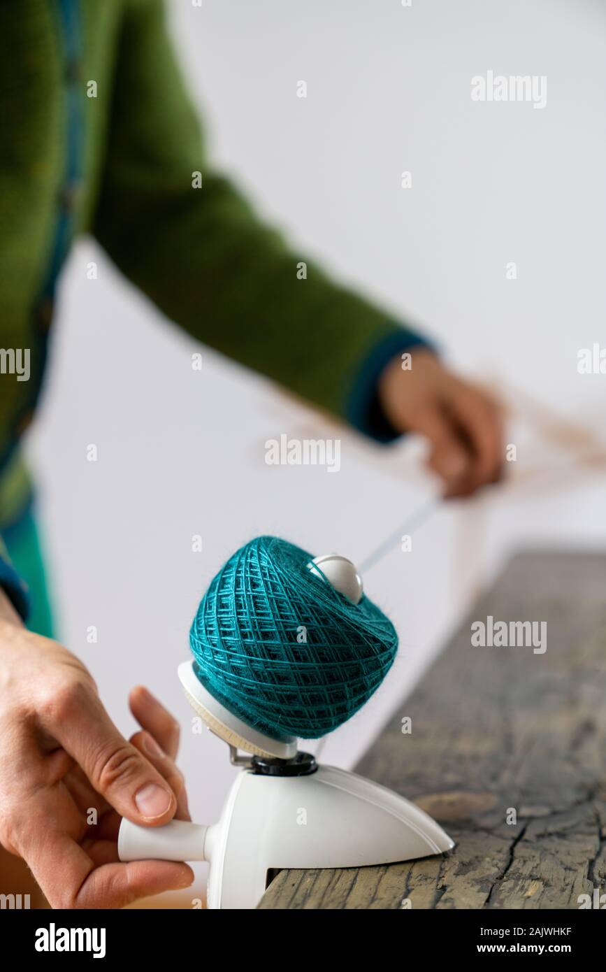 Wool winder hi-res stock photography and images - Alamy