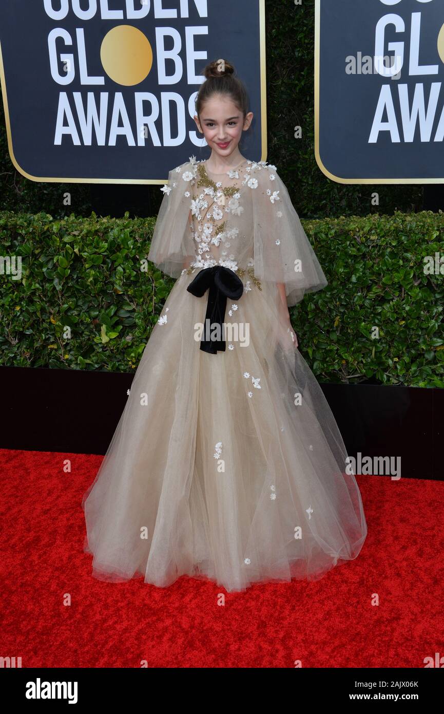 LOS ANGELES, USA. January 05, 2020 Julia Butters arriving at the 2020