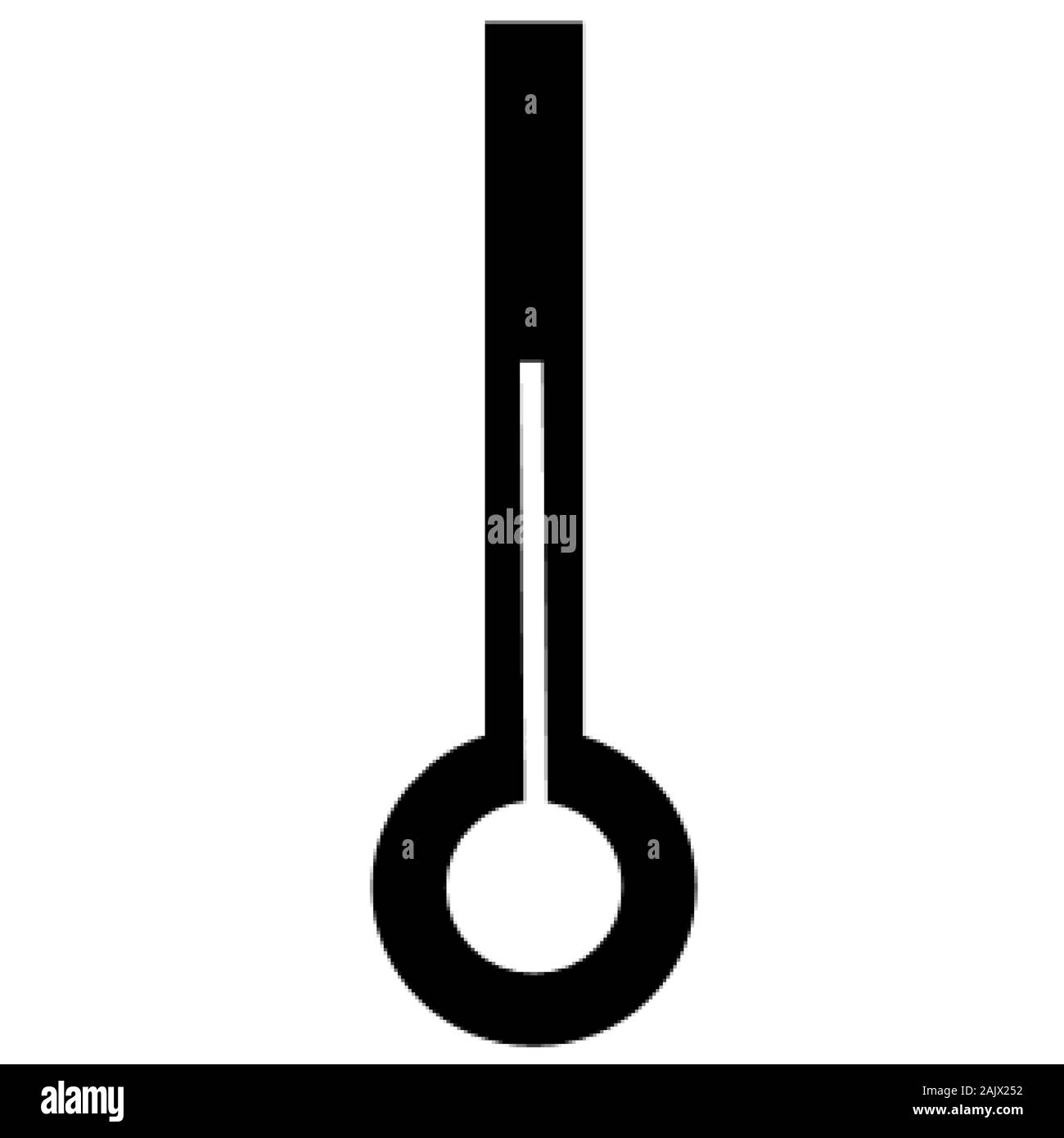Fever sick ill health thermometer Black and White Stock Photos & Images ...