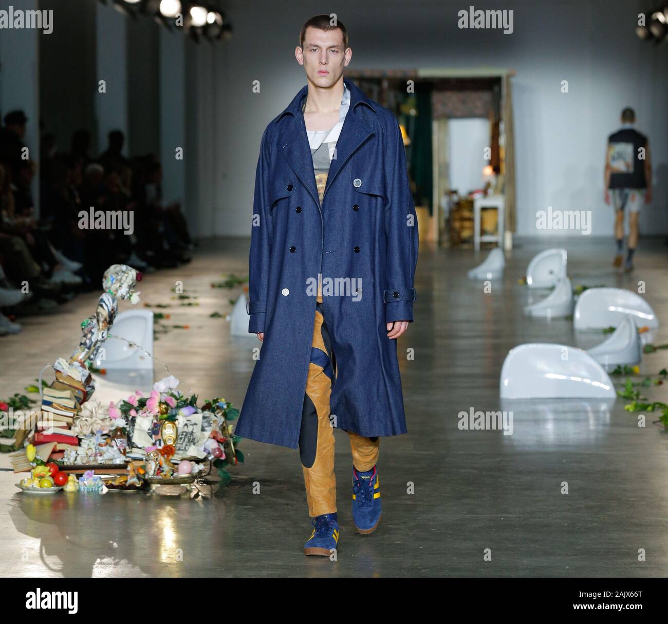 London, UK. 5th Jan, 2020. Swedish menswear fashion designer Per ...