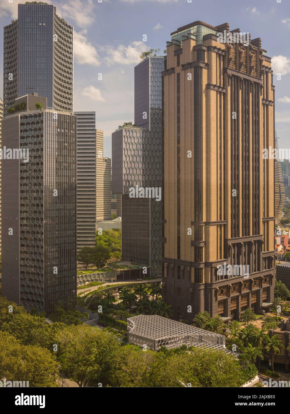 Parkview Square is one of the most expensive office building located in the  Downtown Core Planning Area, Central Region, Singapore Stock Photo - Alamy