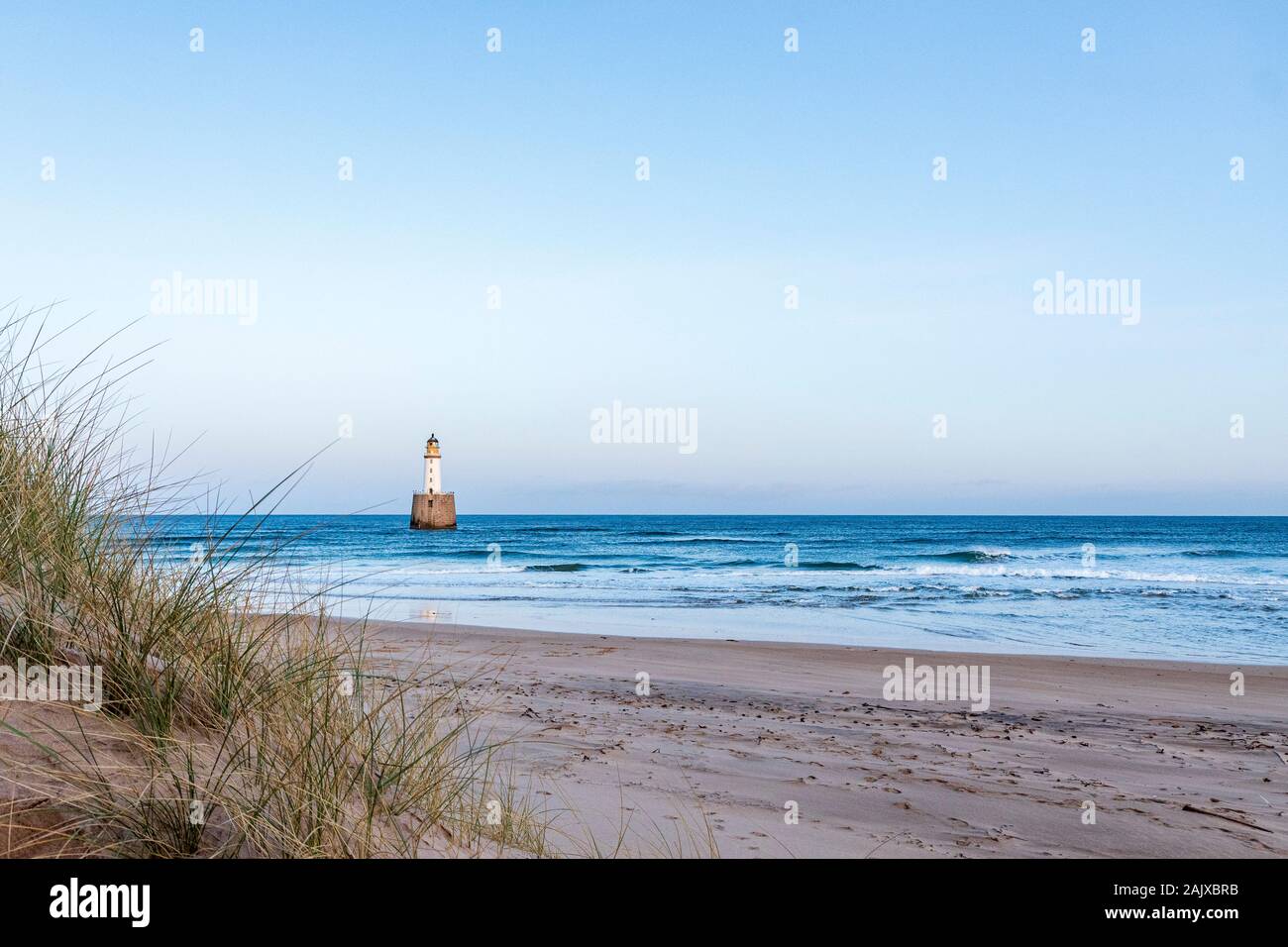 Rattray Head Lighthouse, Rattray, Scotland, United Kingdom, 3.1.2020 ...