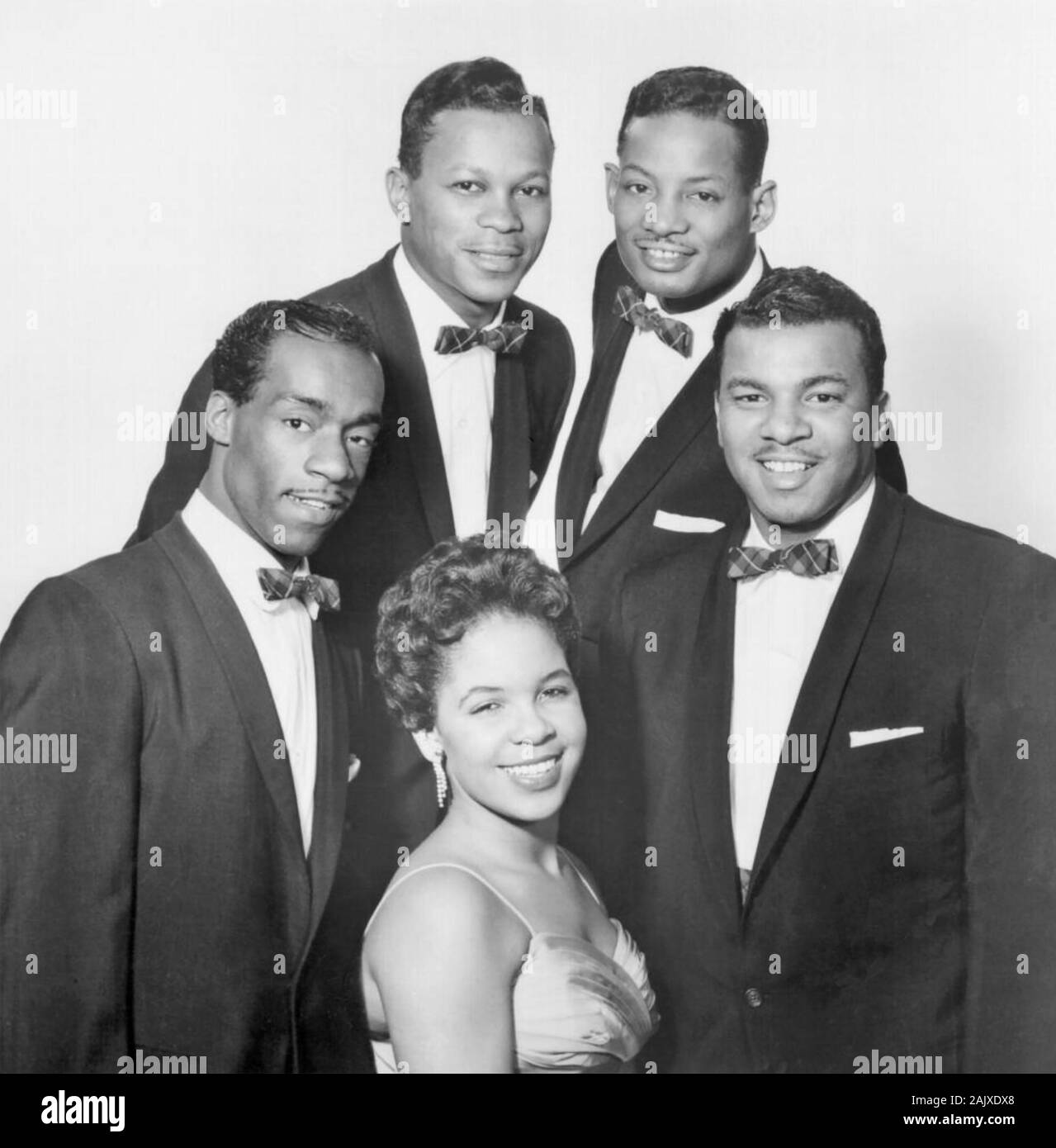 THE PLATTERS Promotional photo of American vocal group about 1960 Stock