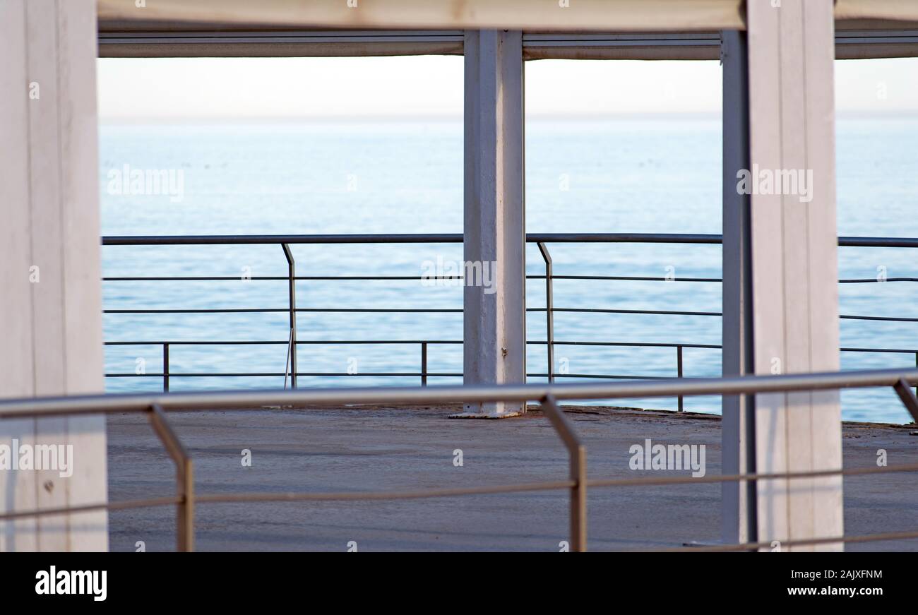 Image showcasing Glass, stainless steel and aluminum balcony railings