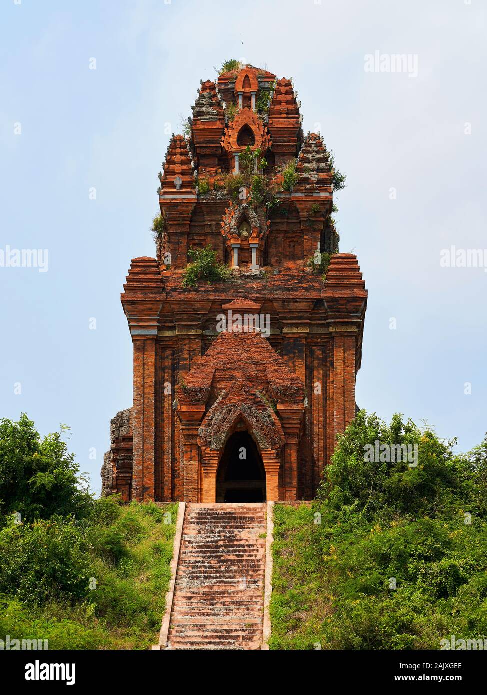 Banh It Cham temple. An ancient Cham Temple near Qui Nhon Stock Photo