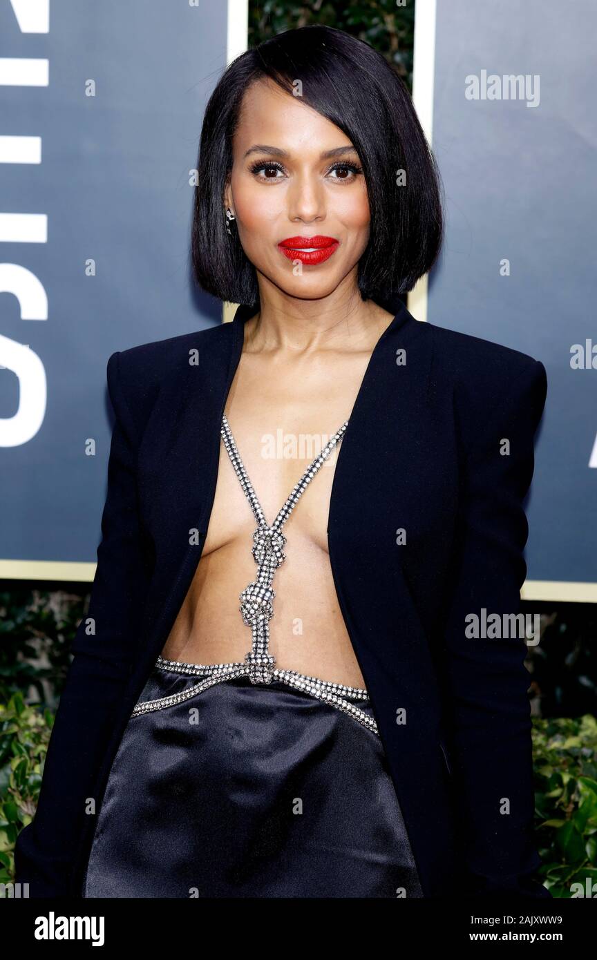 Beverly Hills, USA. 05th Jan, 2020. Kerry Washington attending the 77th Annual Golden Globe Awards at The Beverly Hilton Hotel on January 5, 2020 in Beverly Hills, California. Credit: Geisler-Fotopress GmbH/Alamy Live News Stock Photo