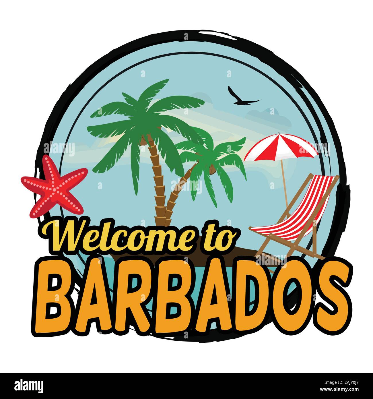 Barbados stamp hires stock photography and images Alamy