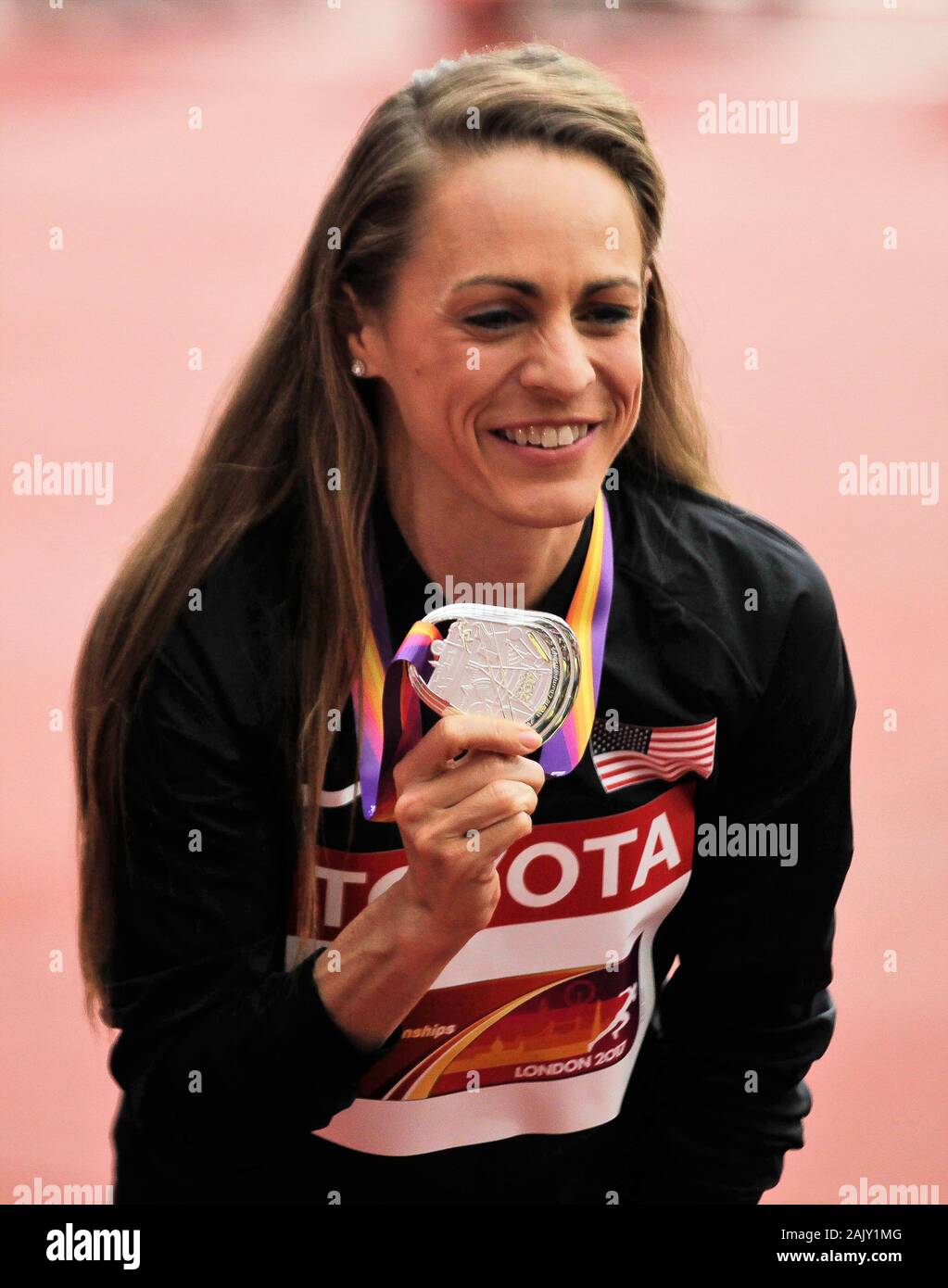 Jenny Simpson (USA) during the IAAF World Athletics Championships 1500m