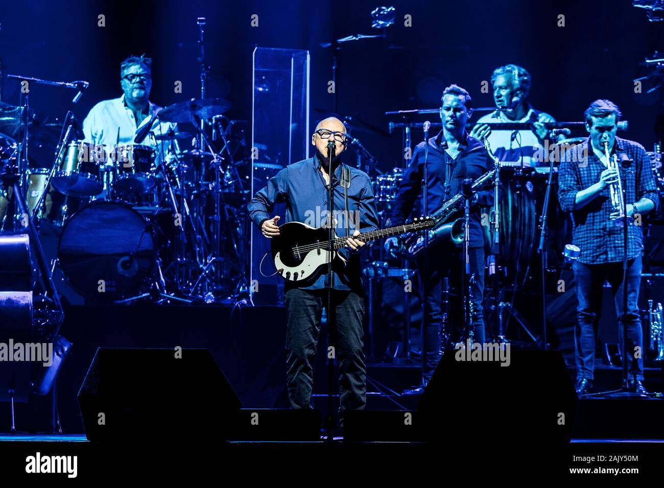 Herning, Denmark. 13th, June 2019. The British singer, songwriter and blues-rock musician Mark Knopfler performs a live concert at Jyske Bank Boxen in Herning. (Photo credit: Gonzales Photo - Lasse Lagoni). Stock Photo