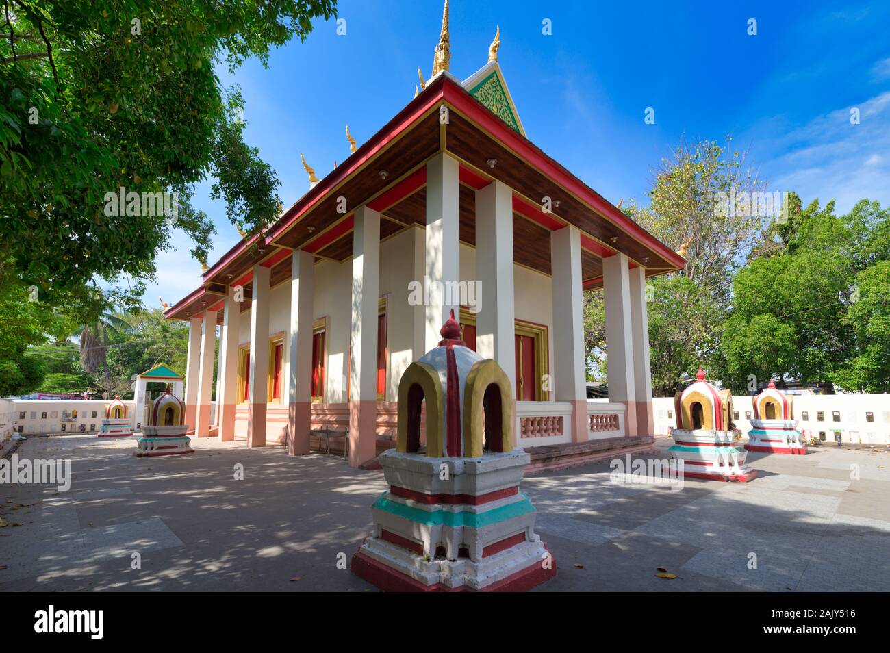 Pathum Thani District, Pathum Thani / Thailand / January 2, 2020 : Wat Rangsit, Temple is a beautiful northern style pavilion. Stock Photo