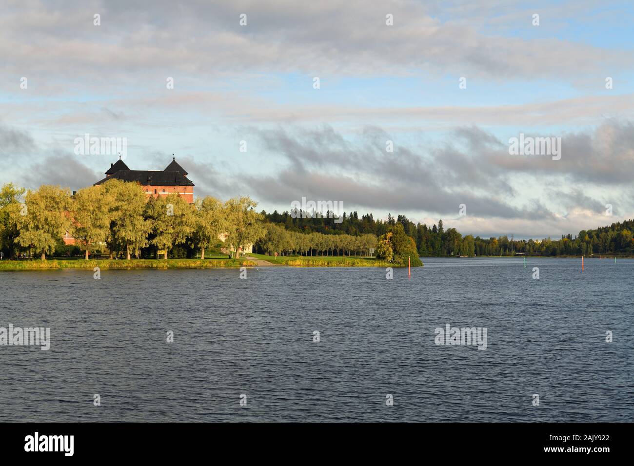 Lake Vanajavesi in Hameenlinna, Finland Stock Photo
