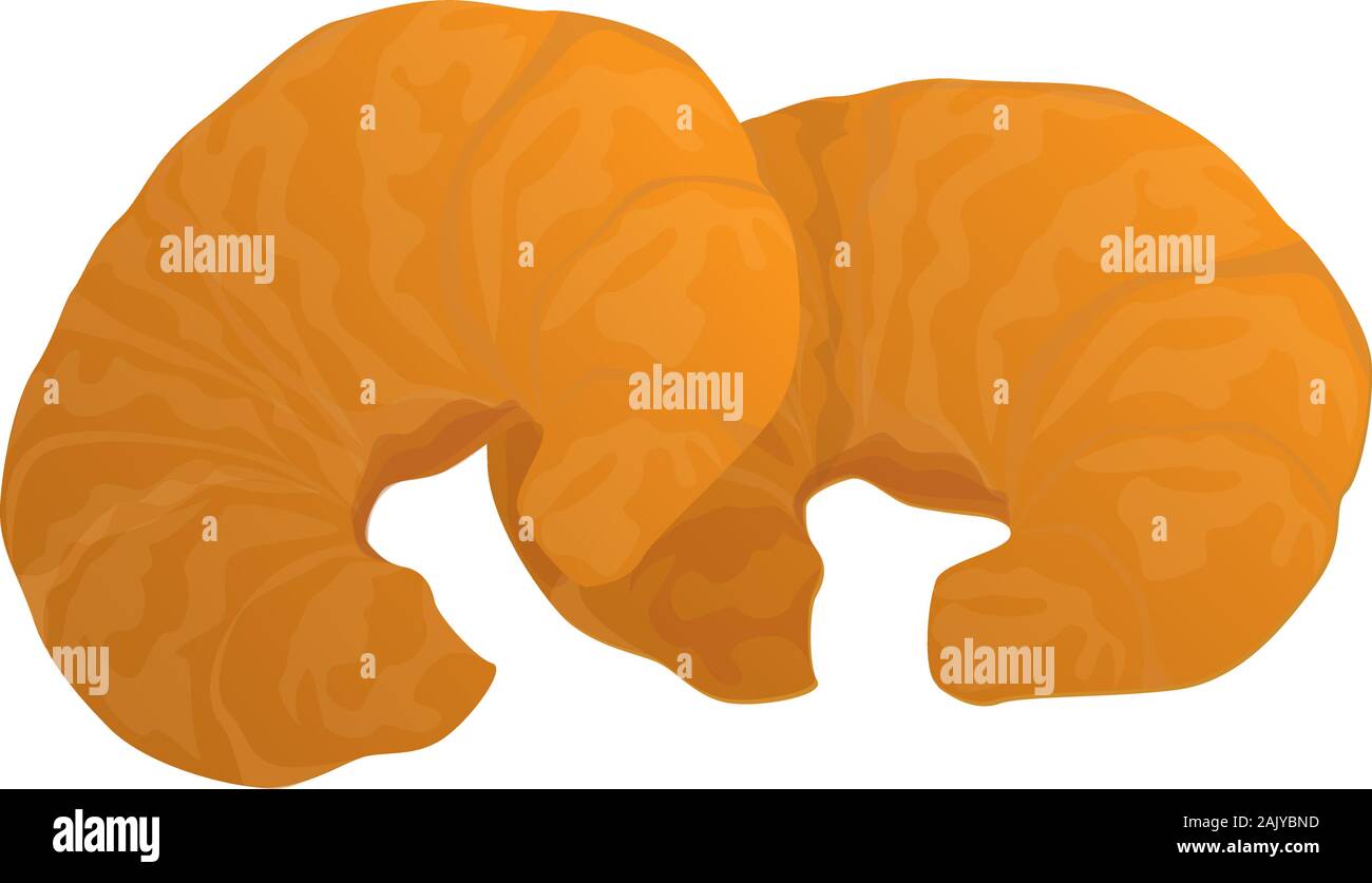 isolated croissant on white background vector design Stock Vector Image ...