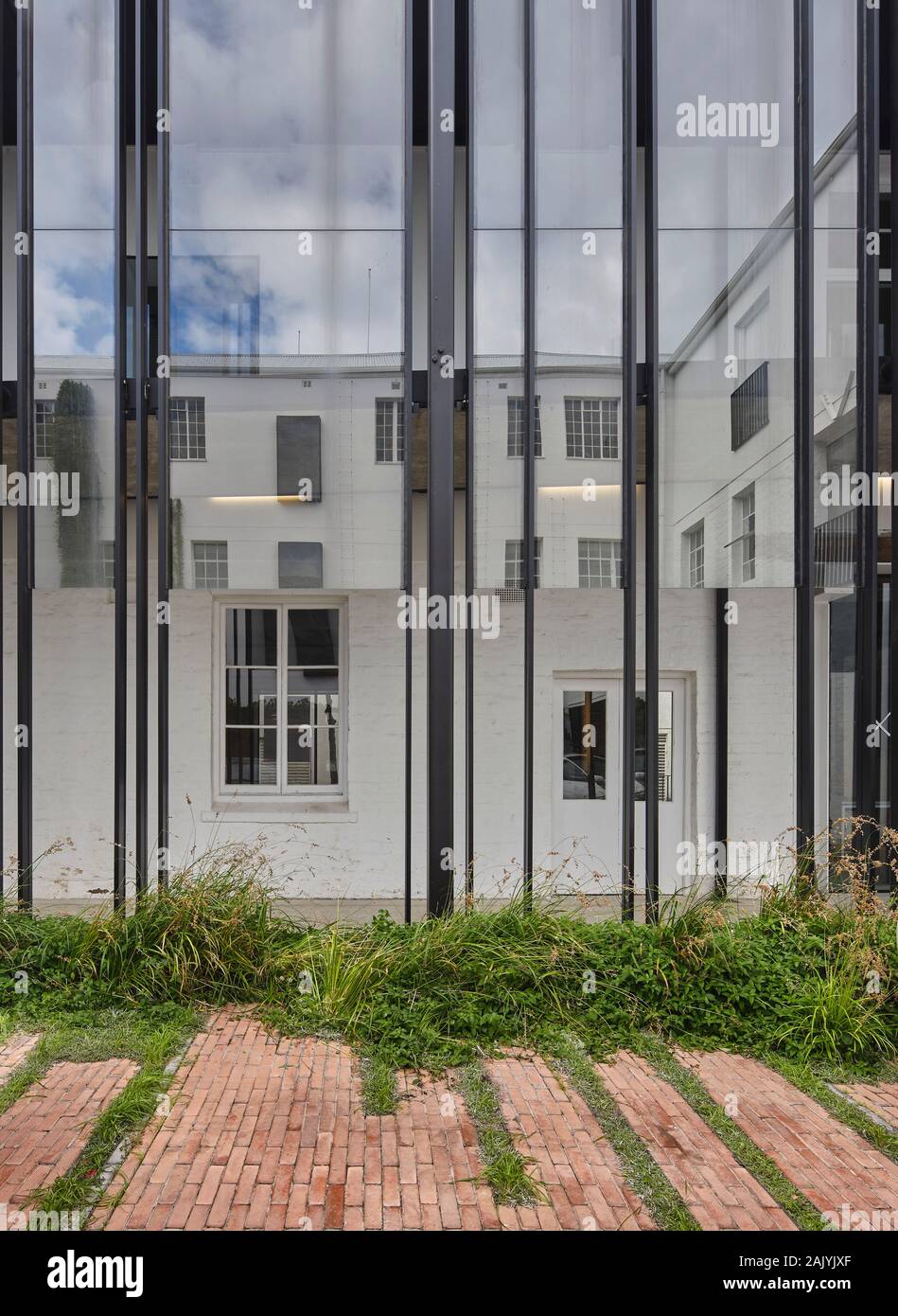 Glazing and reflection in courtyard. Desmond & Leah Tutu Legacy ...