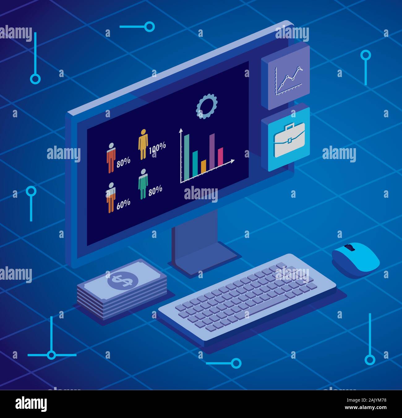 Computer mouse stack coins hi-res stock photography and images - Alamy