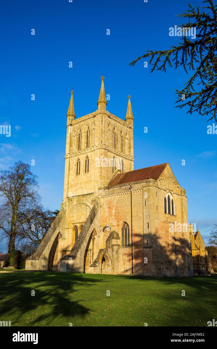 Pershore Abbey church, Worcestershire, England Stock Photo Alamy