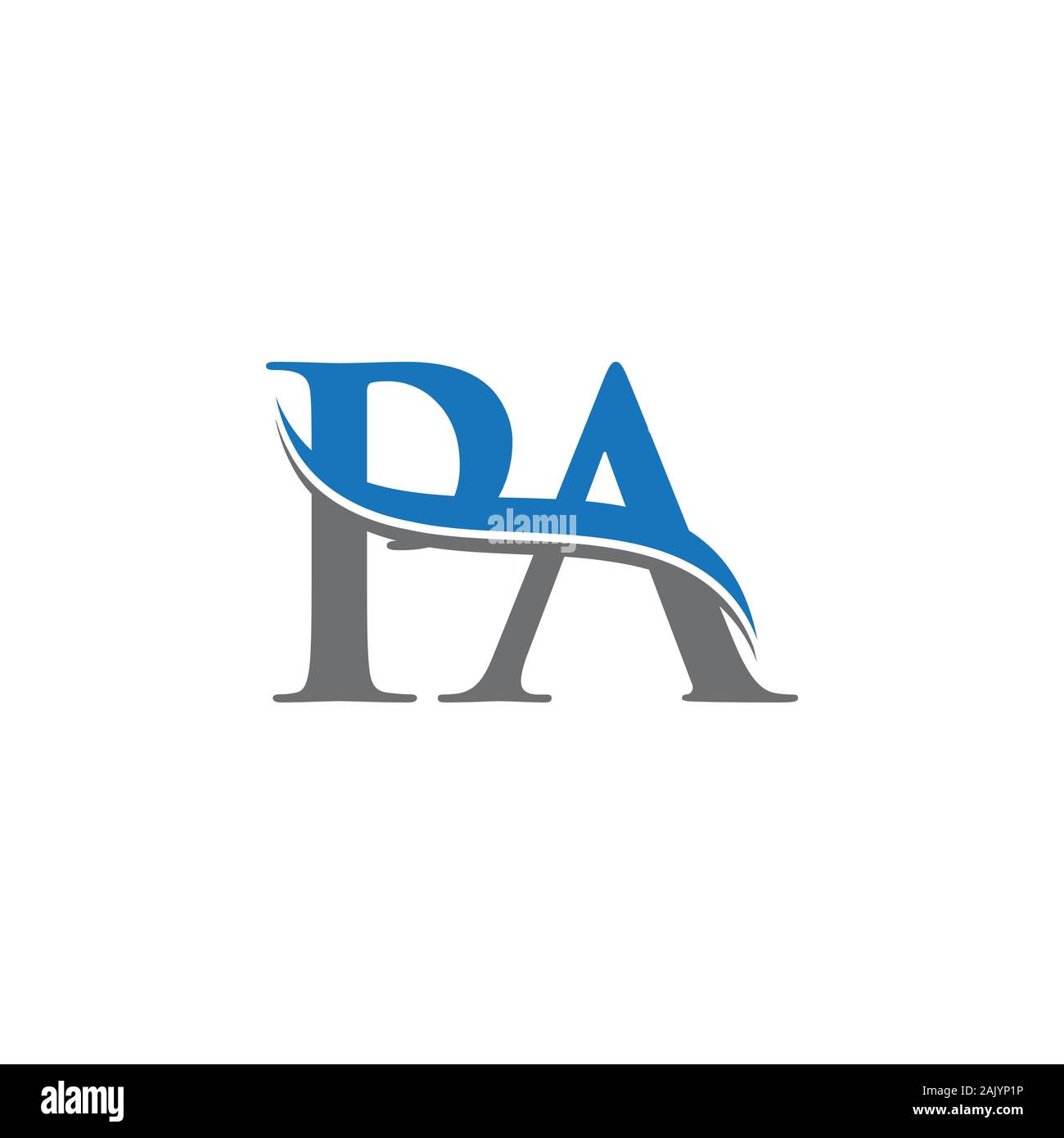 Initial Letter PA Logo Design Vector Template. PA Letter Logo Design