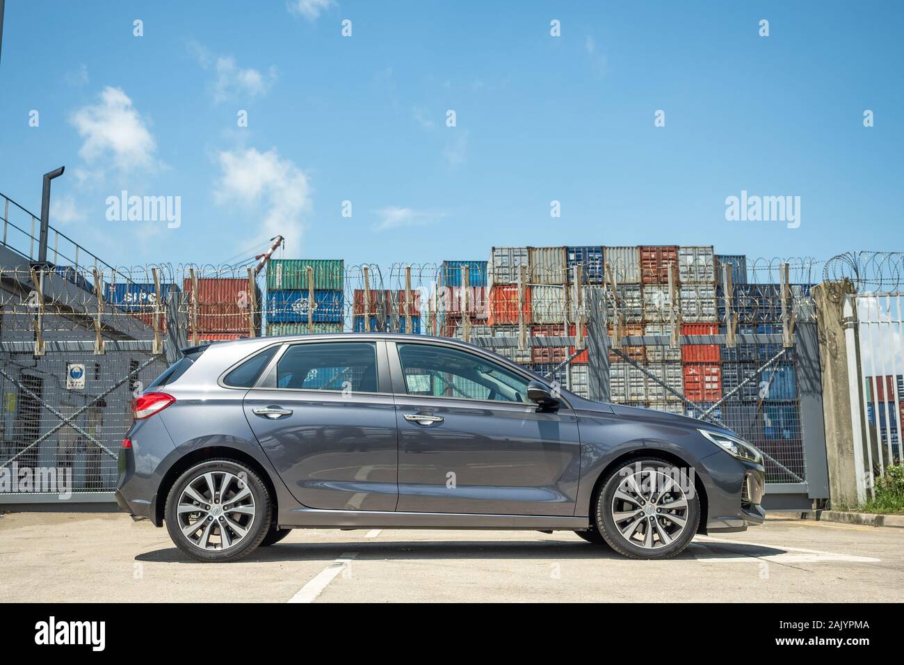 Hong Kong, China May, 2019 : Hyundai i30 Test Drive Day on May 31 2019 in  Hong Kong Stock Photo - Alamy