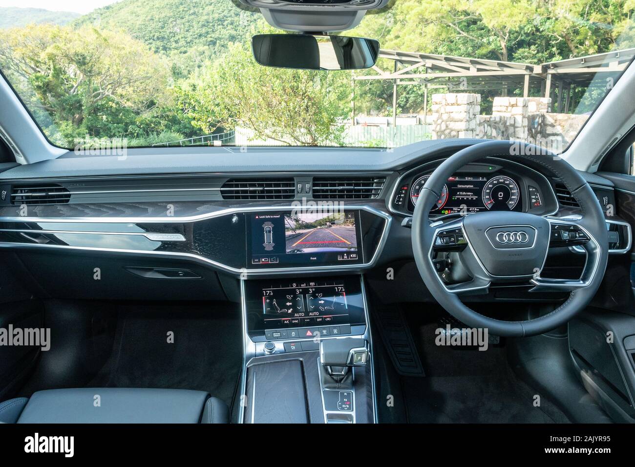 Hong Kong, China Oct, 2019 : Audi A6 Avant Interior on Oct 10 2019 in Hong  Kong Stock Photo - Alamy