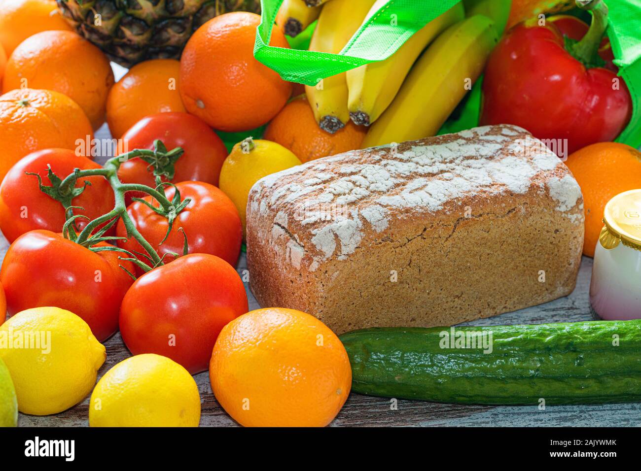 Group healthy vegetables green hi-res stock photography and images - Alamy