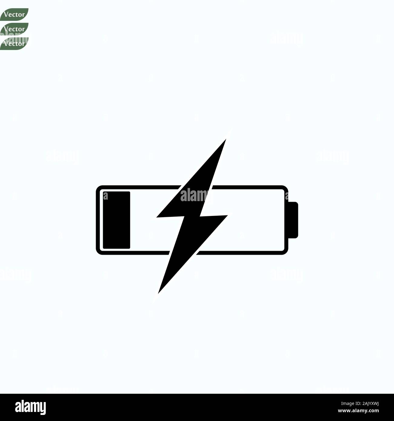 Battery icon vector illustration template logo design eps10 Stock Vector