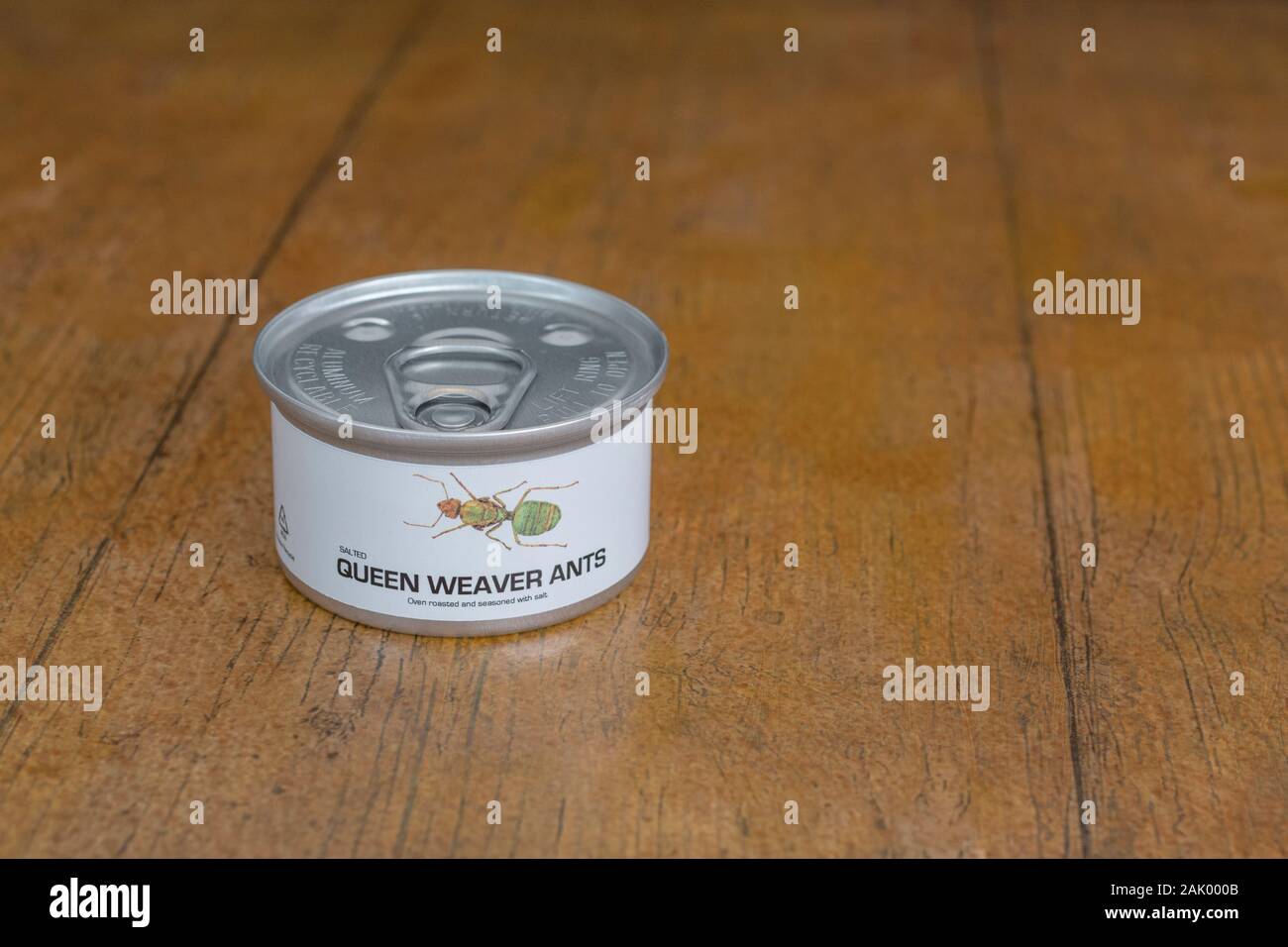 Tin of edible insects / novelty food Weaver Ants / Oecophylla