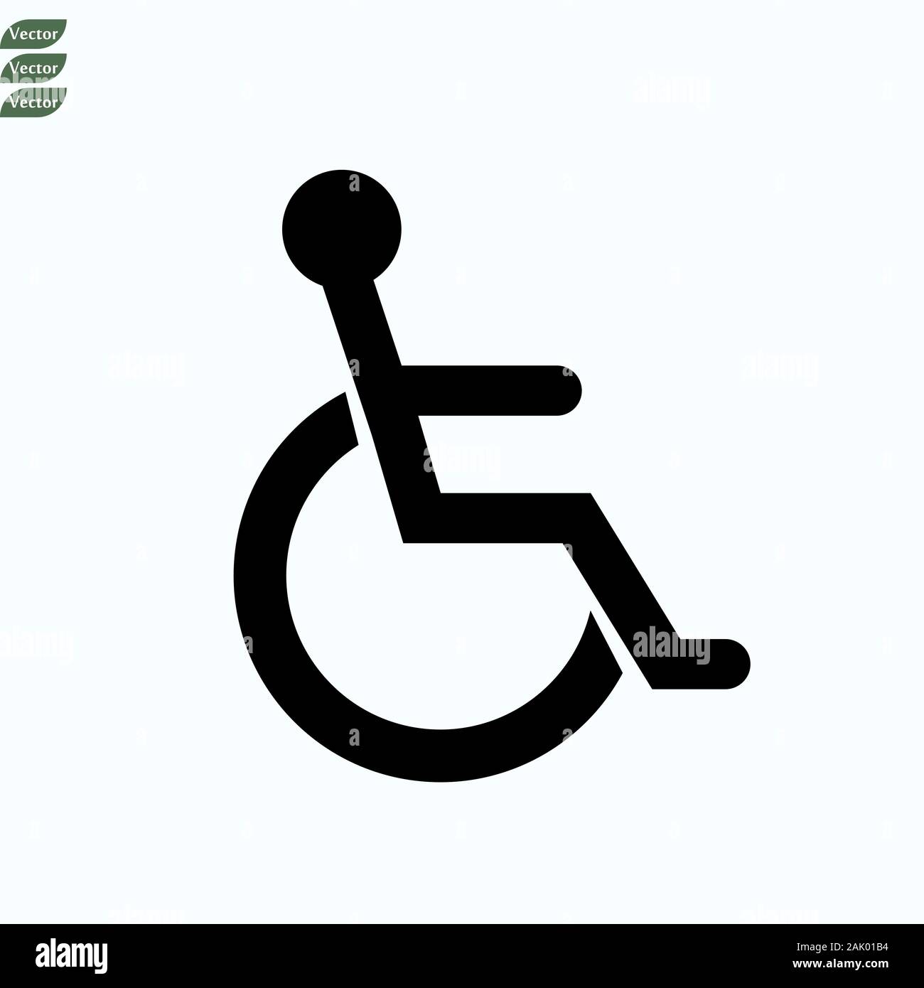 Wheelchair, handicapped, Disabled Handicap or accessibility parking or