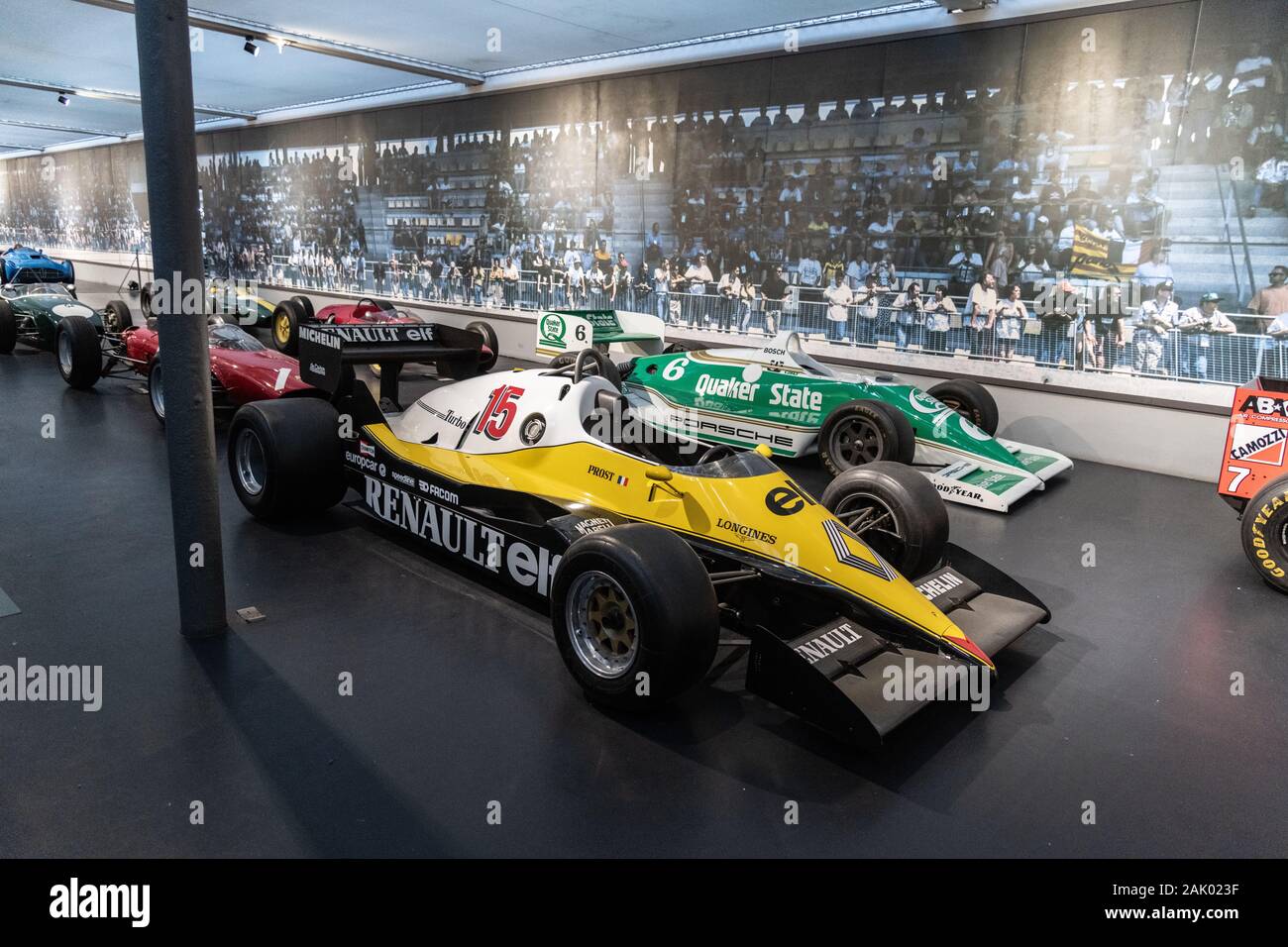 Cité de l'Automobile Mulhouse.Automobile Museum Mulhouse France Stock