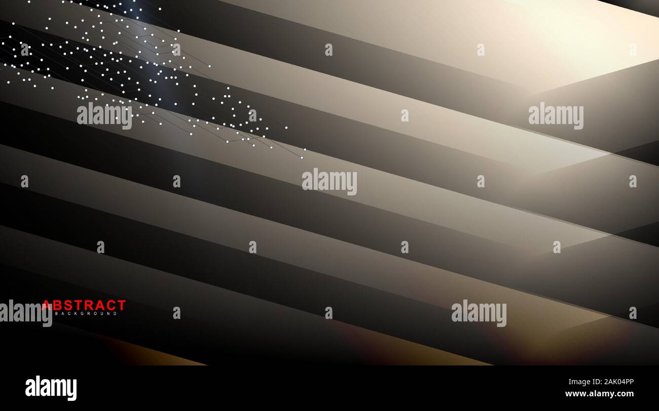 Abstract geometric vector background. black and white gradient shape ...