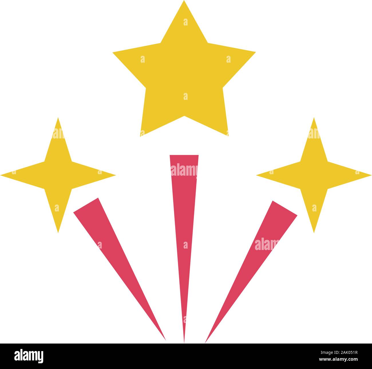 fireworks explosion of stars icon Stock Vector Image & Art - Alamy