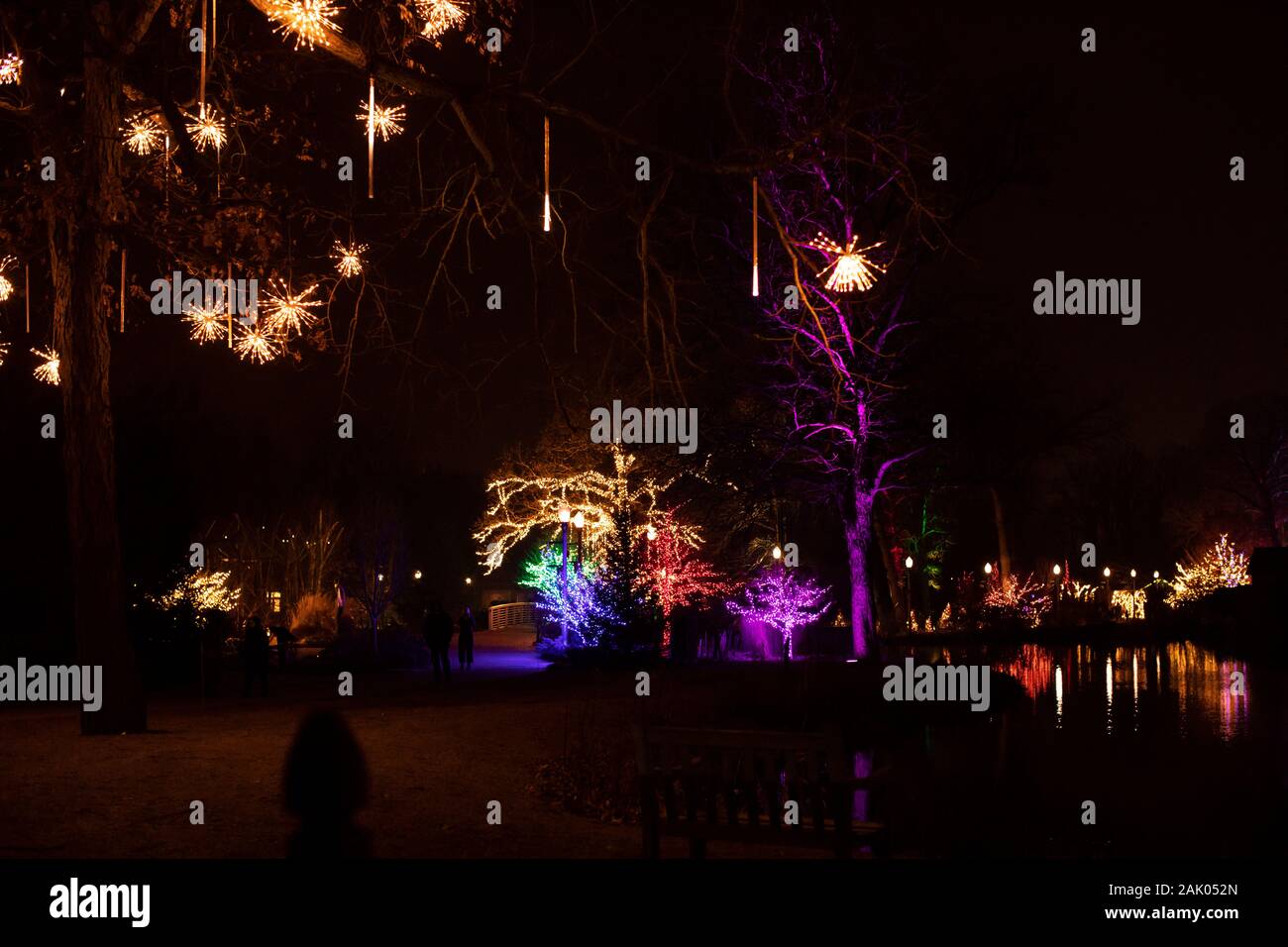Christmas lights on display at Winter Wonderland Holiday Lights at