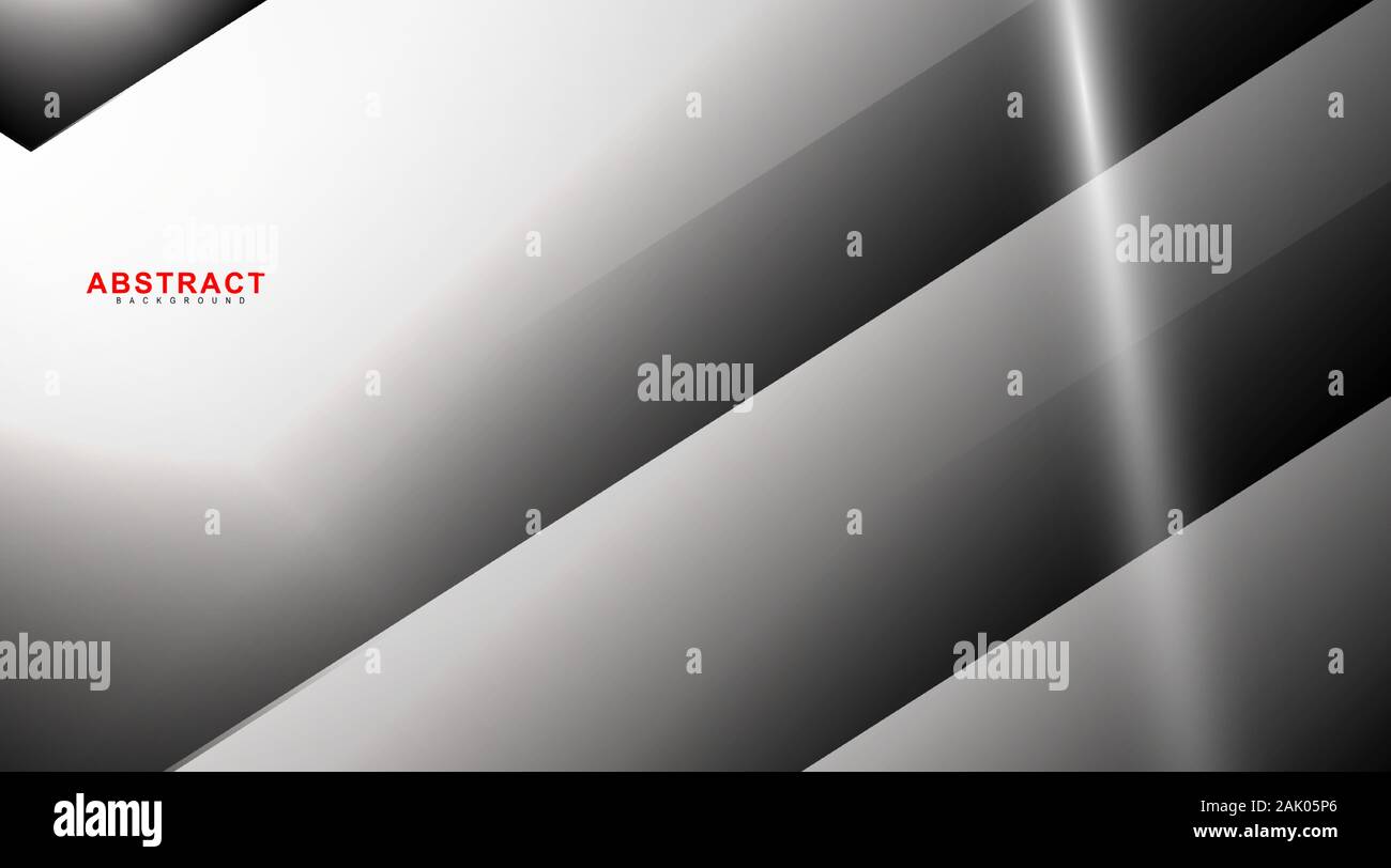 Abstract geometric vector background. black and white gradient shape ...