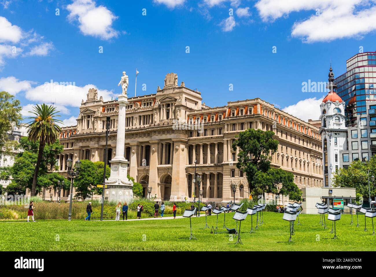 Buenos Aires, Argentina - February 11, 2019: Tribunales High Court House Stock Photo
