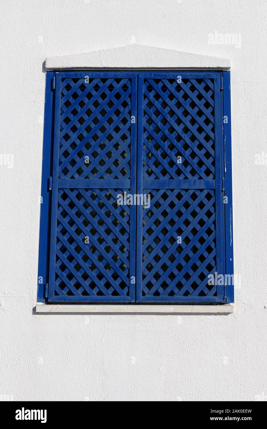 Closed window shutters Stock Photo