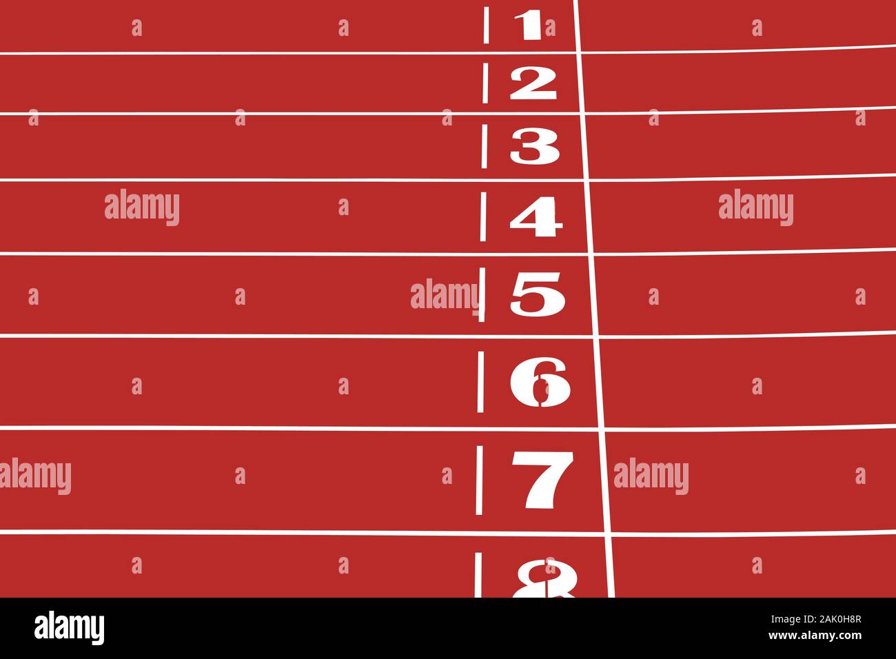 finish line track running in athletics. sport background Stock Vector