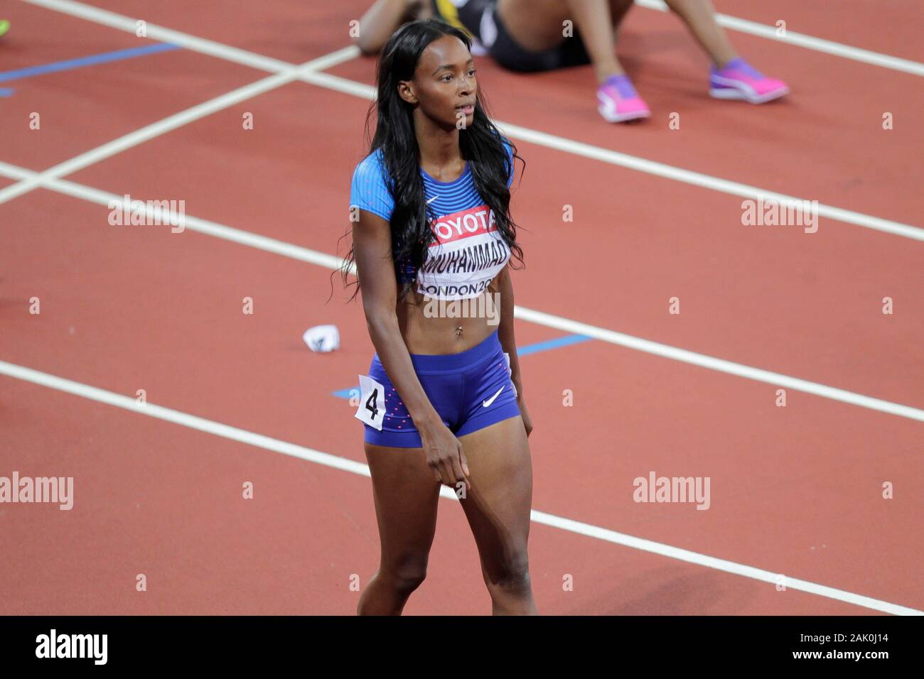 Dalilah Muhammad Usa During The Final 400m Hurdles Women Of The Iaaf World Championships In Athletics