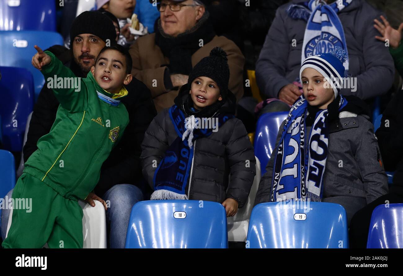 Naples, Campania, Italy. Naples, Italy. 6th January 2020; Stadio San Paolo, Naples, Campania, Italy; Serie A Football, Napoli versus Inter Milan; supporters of Napoli - Editorial Use Credit: Action Plus Sports Images/Alamy Live News Credit: Action Plus Sports Images/Alamy Live News Stock Photo