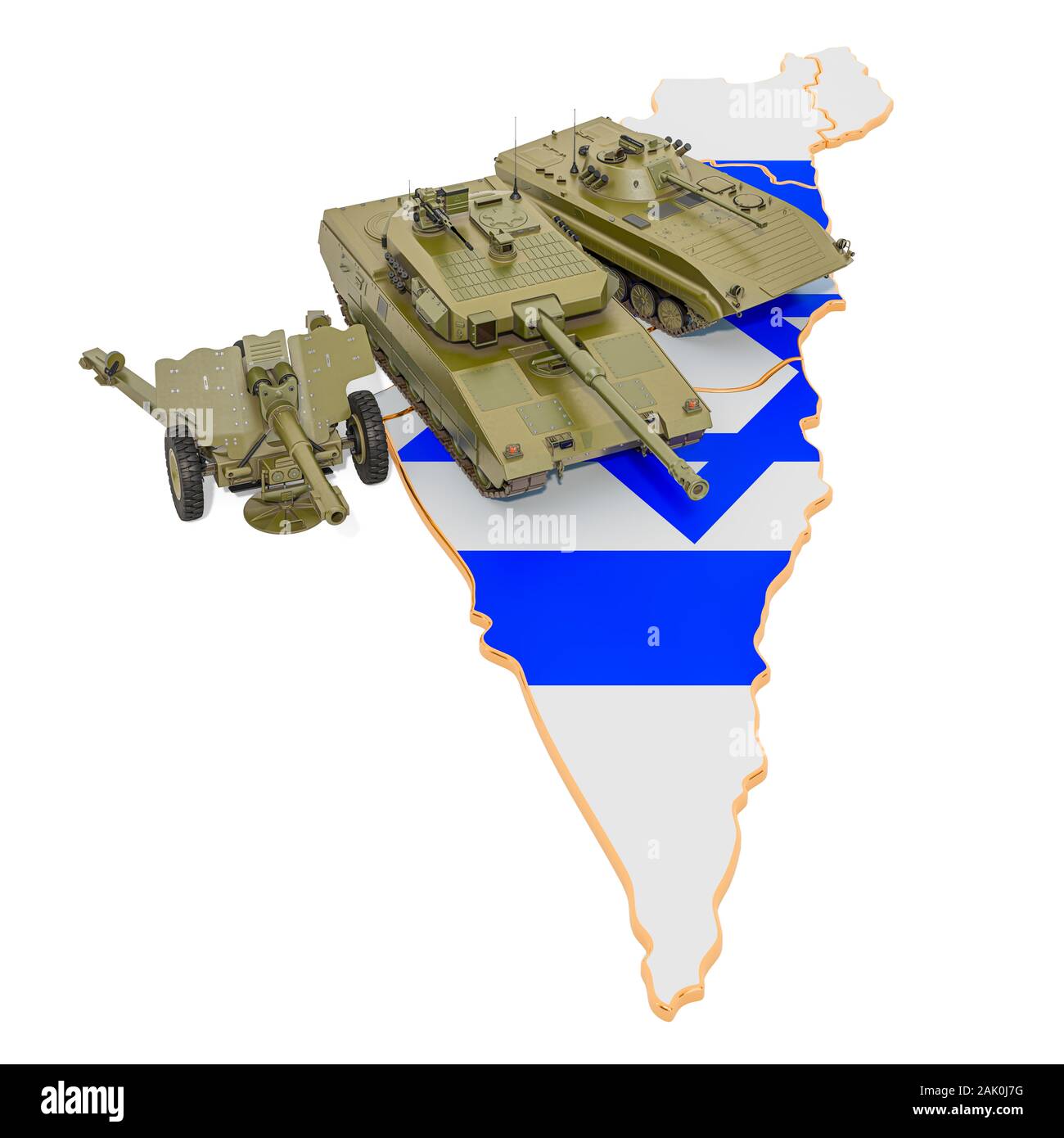 3d Israel Army Tank Shot