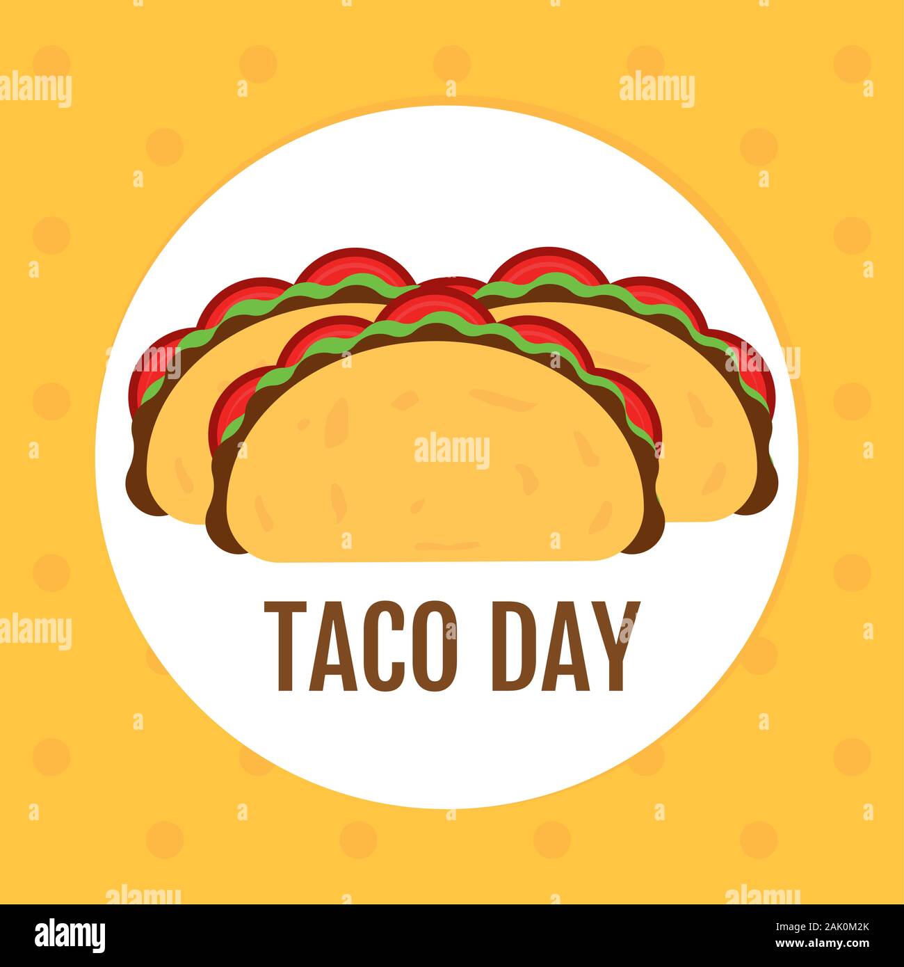 Taco day poster Stock Vector Image & Art Alamy