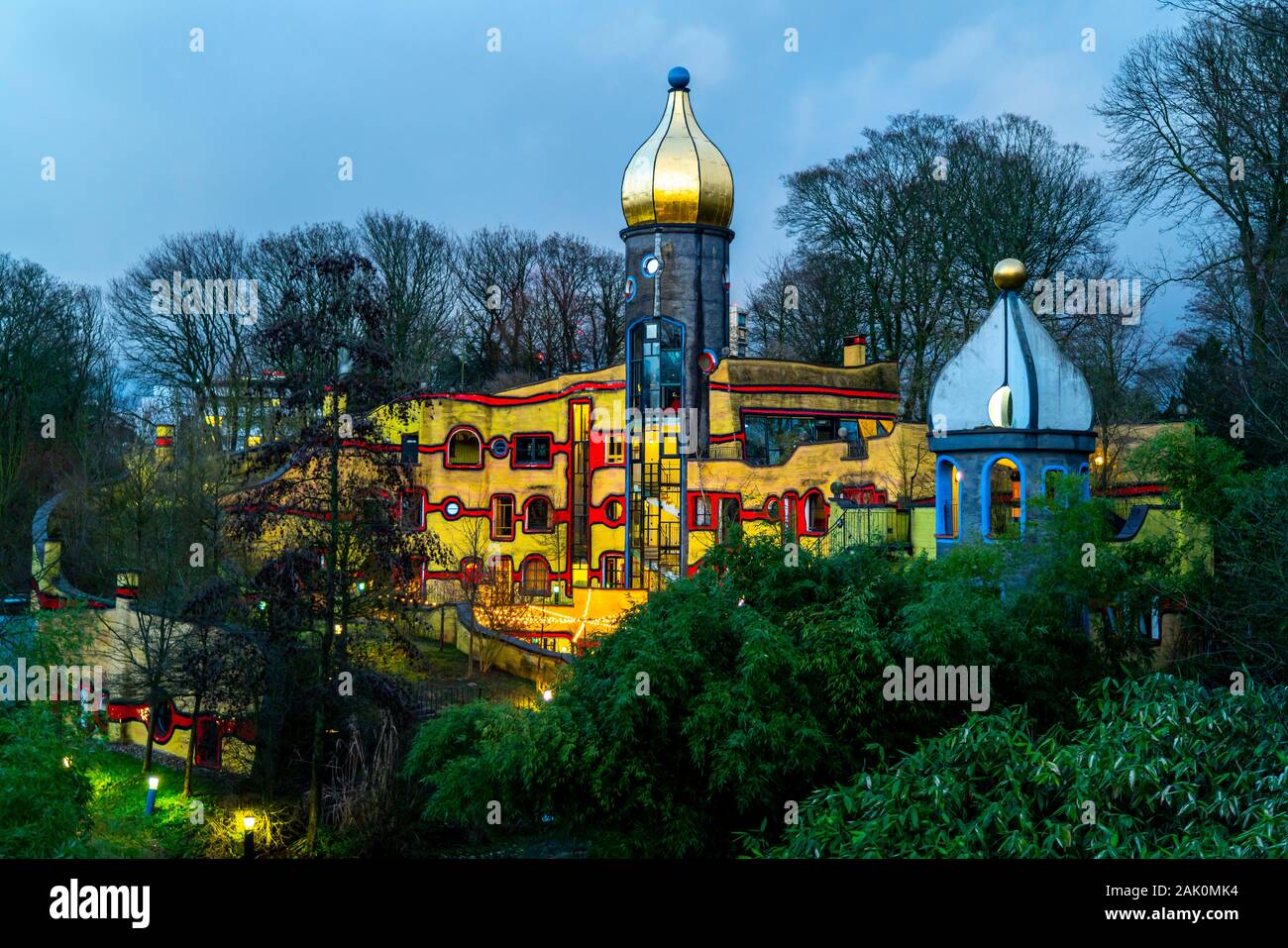 Architecture Friedensreich Hundertwasser Building Stock Photos