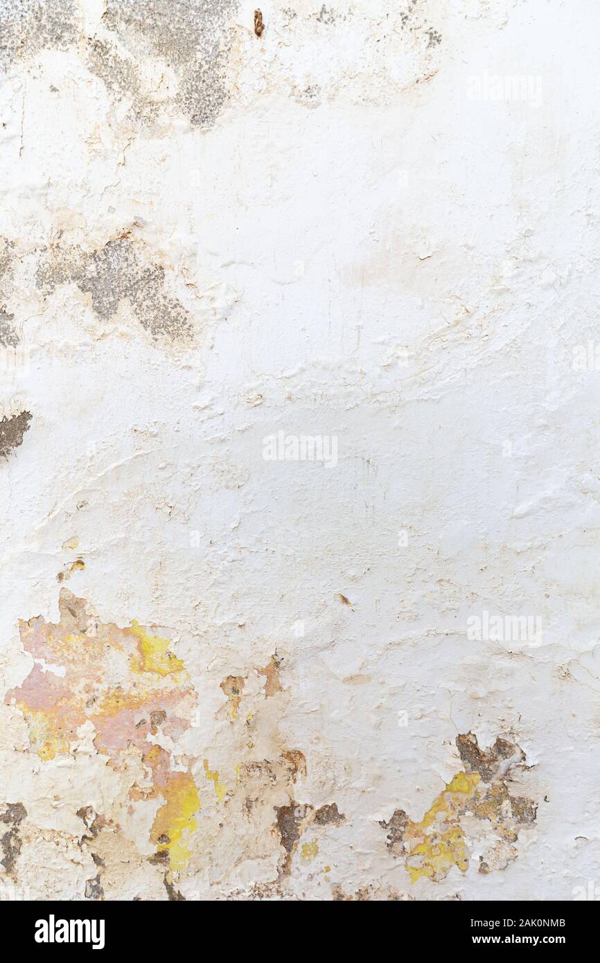 Grunge abstract background. Plaster and paint clog, structural damage