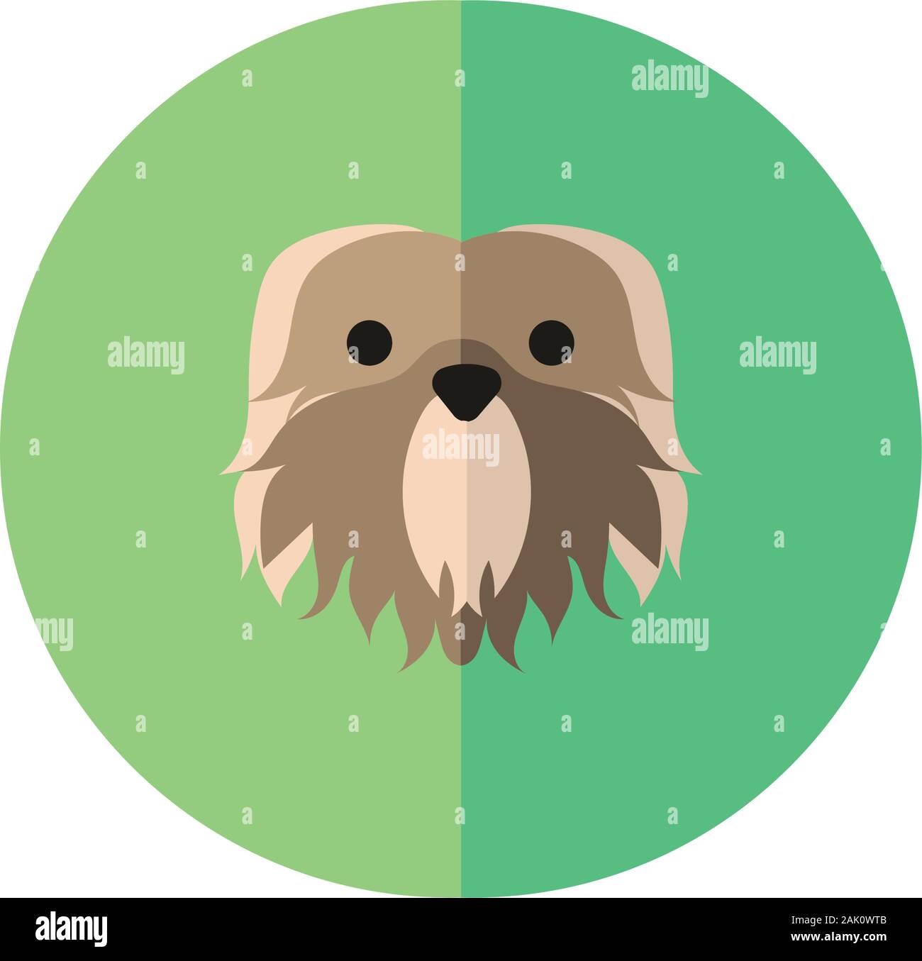 cute dog pet head character Stock Vector Image & Art - Alamy