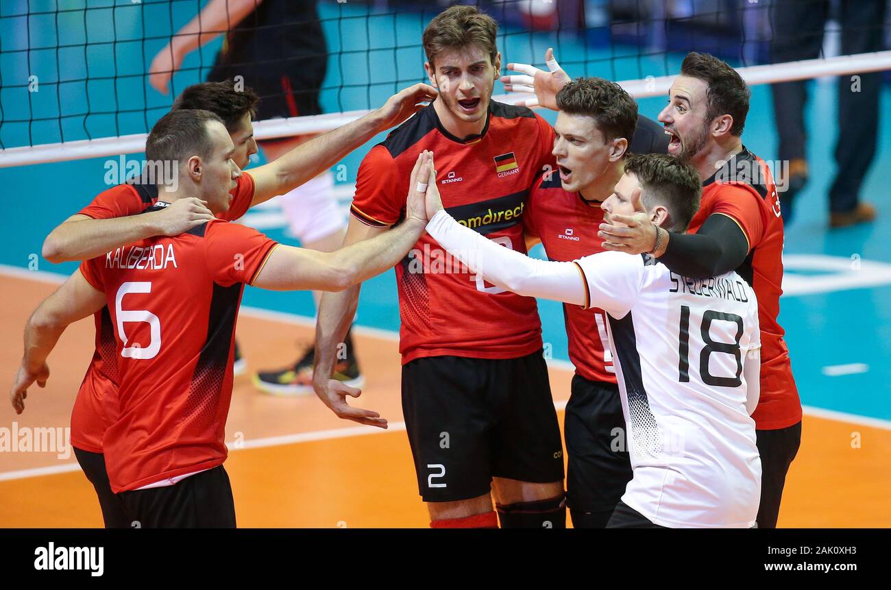Berlin, Germany. 06th Jan, 2020. Volleyball, men Olympic qualification