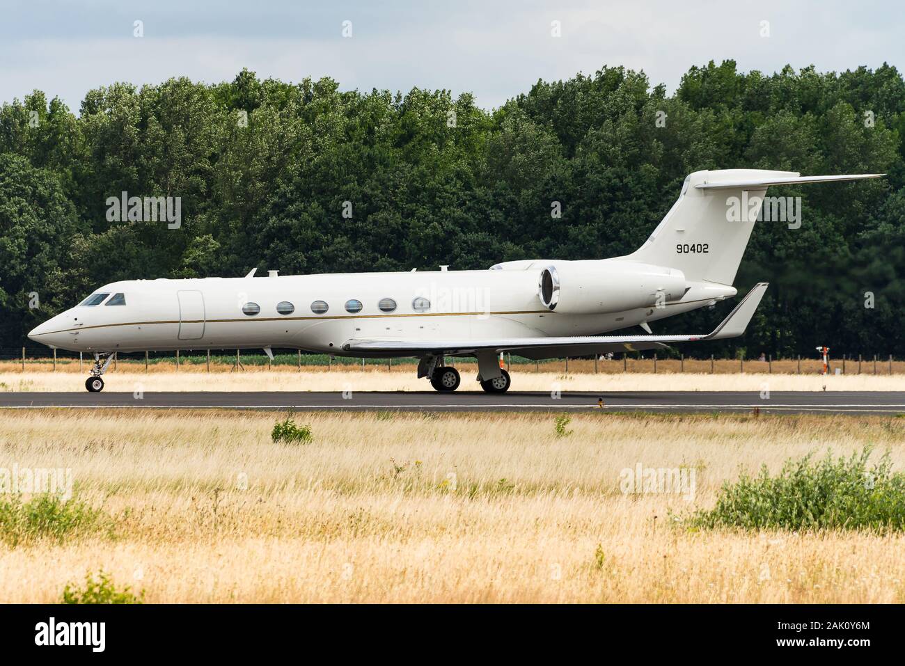 A Gulfstream C-37A from the 76th Airlift Squadron of the USAF. Stock Photo